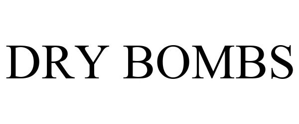Trademark Logo DRY BOMBS