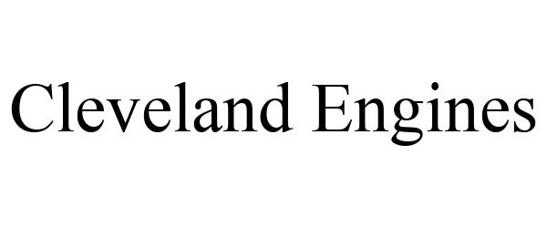 Trademark Logo CLEVELAND ENGINES