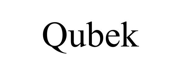 Trademark Logo QUBEK