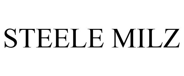 Trademark Logo STEELE MILZ