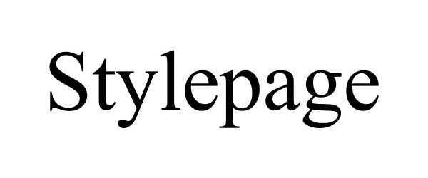 Trademark Logo STYLEPAGE