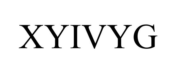 Trademark Logo XYIVYG