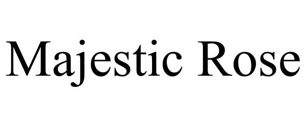 Trademark Logo MAJESTIC ROSE