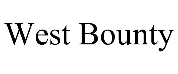 Trademark Logo WEST BOUNTY