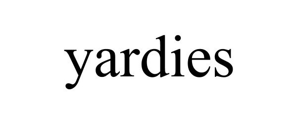 Trademark Logo YARDIES
