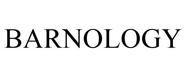 Trademark Logo BARNOLOGY