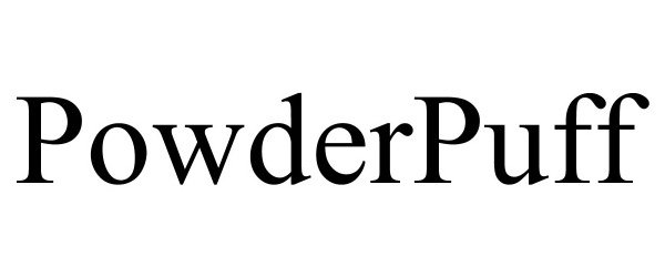 Trademark Logo POWDERPUFF