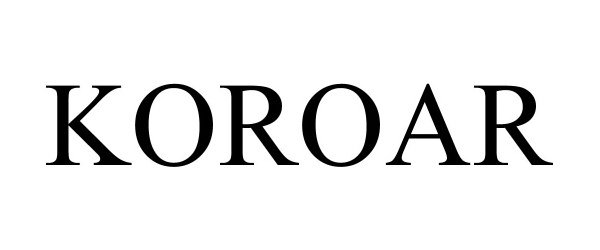 Trademark Logo KOROAR