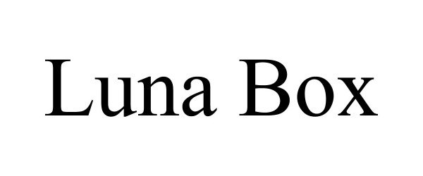 Trademark Logo LUNA BOX