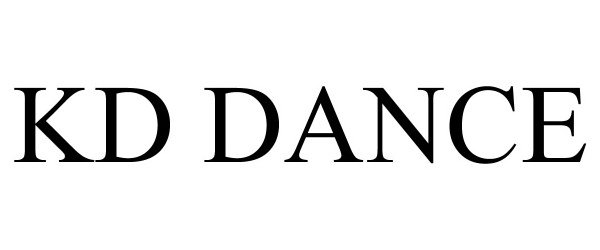 Trademark Logo KD DANCE