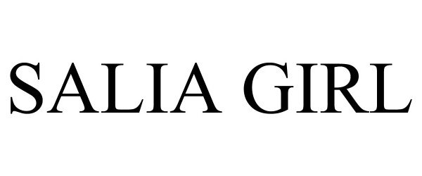 Trademark Logo SALIA GIRL