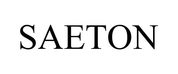 Trademark Logo SAETON