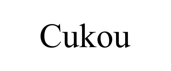 Trademark Logo CUKOU