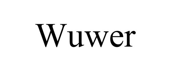 Trademark Logo WUWER