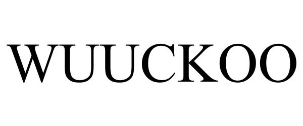 Trademark Logo WUUCKOO