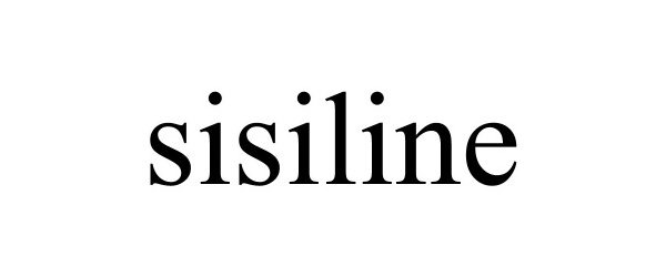 Trademark Logo SISILINE