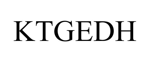 Trademark Logo KTGEDH