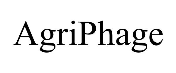 Trademark Logo AGRIPHAGE