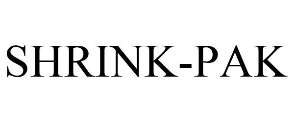 Trademark Logo SHRINK-PAK