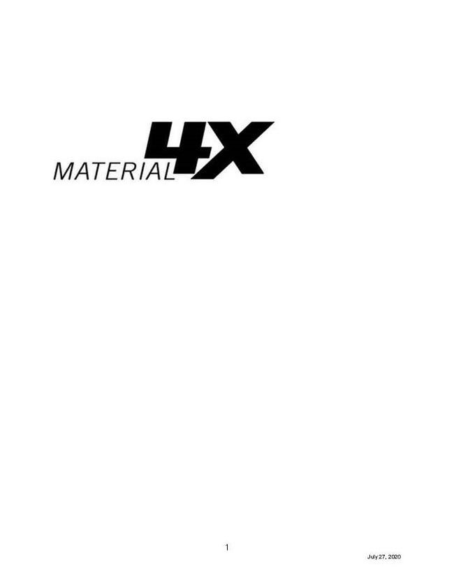  MATERIAL 4X