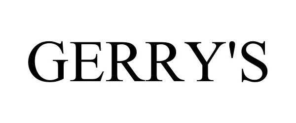 Trademark Logo GERRY'S