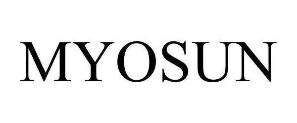 Trademark Logo MYOSUN