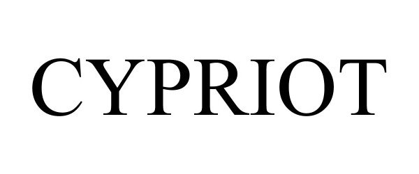 Trademark Logo CYPRIOT