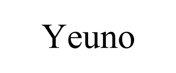 Trademark Logo YEUNO