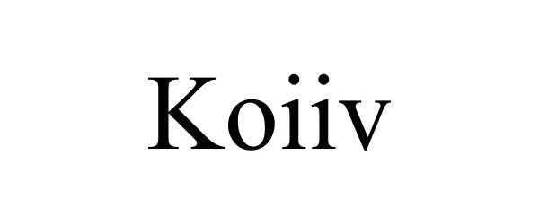 Trademark Logo KOIIV