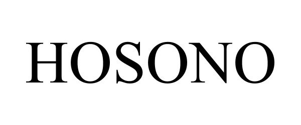 Trademark Logo HOSONO