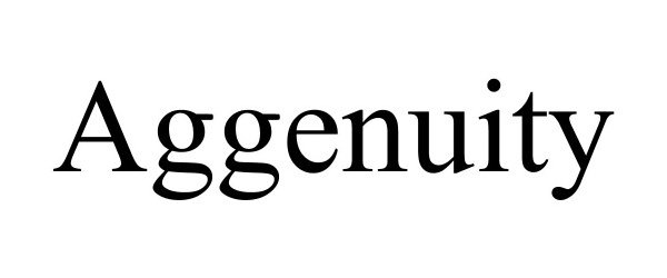 Trademark Logo AGGENUITY