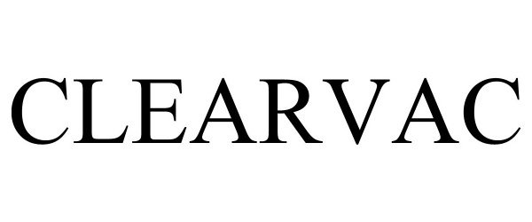 Trademark Logo CLEARVAC
