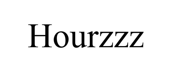 Trademark Logo HOURZZZ
