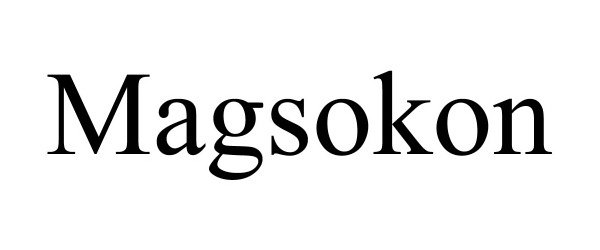  MAGSOKON