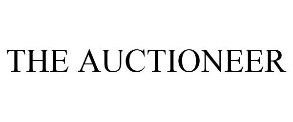  THE AUCTIONEER
