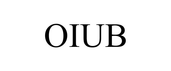 Trademark Logo OIUB
