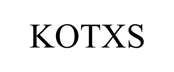 Trademark Logo KOTXS