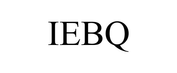 Trademark Logo IEBQ
