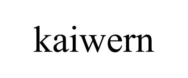 Trademark Logo KAIWERN