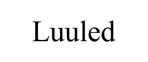 Trademark Logo LUULED