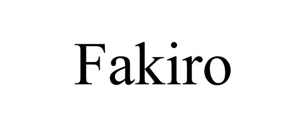  FAKIRO