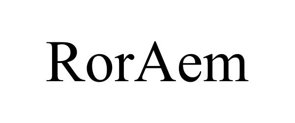 Trademark Logo RORAEM