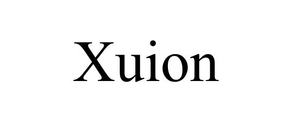 Trademark Logo XUION