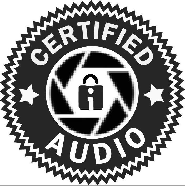 Trademark Logo CERTIFIED AUDIO I