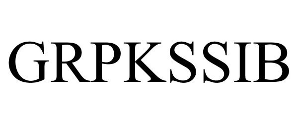 Trademark Logo GRPKSSIB