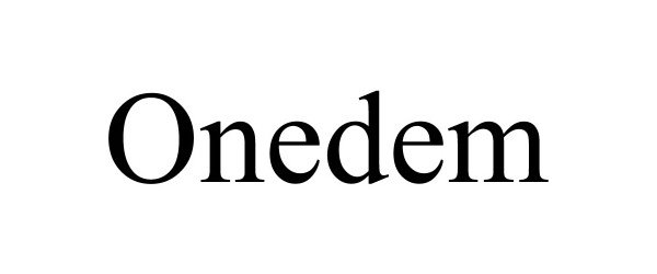 Trademark Logo ONEDEM