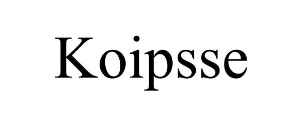 Trademark Logo KOIPSSE