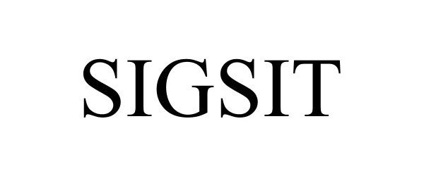 Trademark Logo SIGSIT