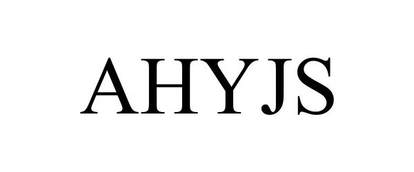 Trademark Logo AHYJS