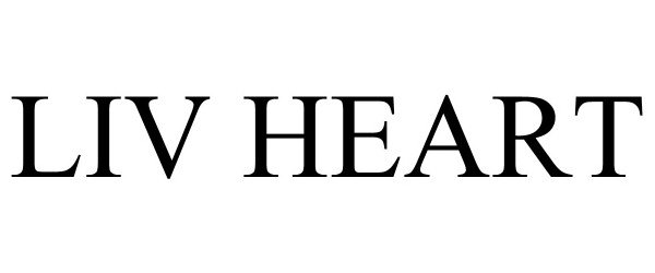 Trademark Logo LIV HEART